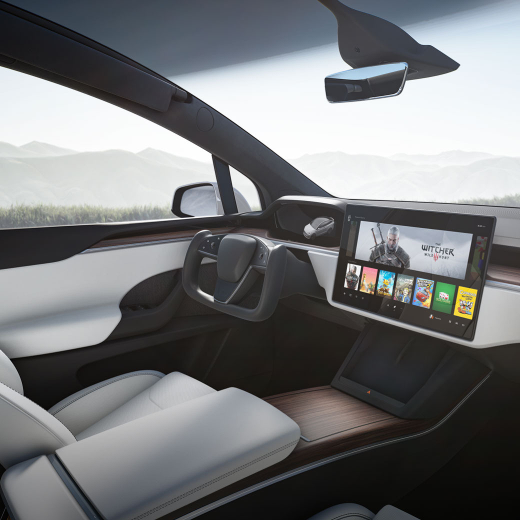 Tesla Model X 2022 refresh interieur