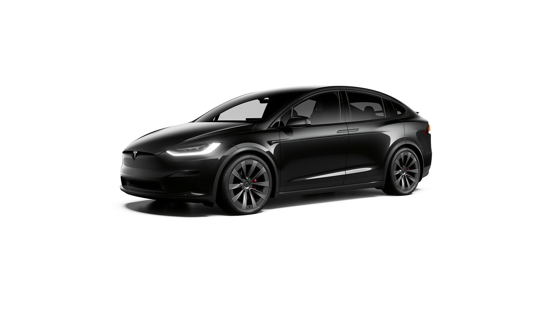 Tesla Model X performance turbine zwart
